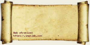 Joakim Bzeničanin vizit kartica